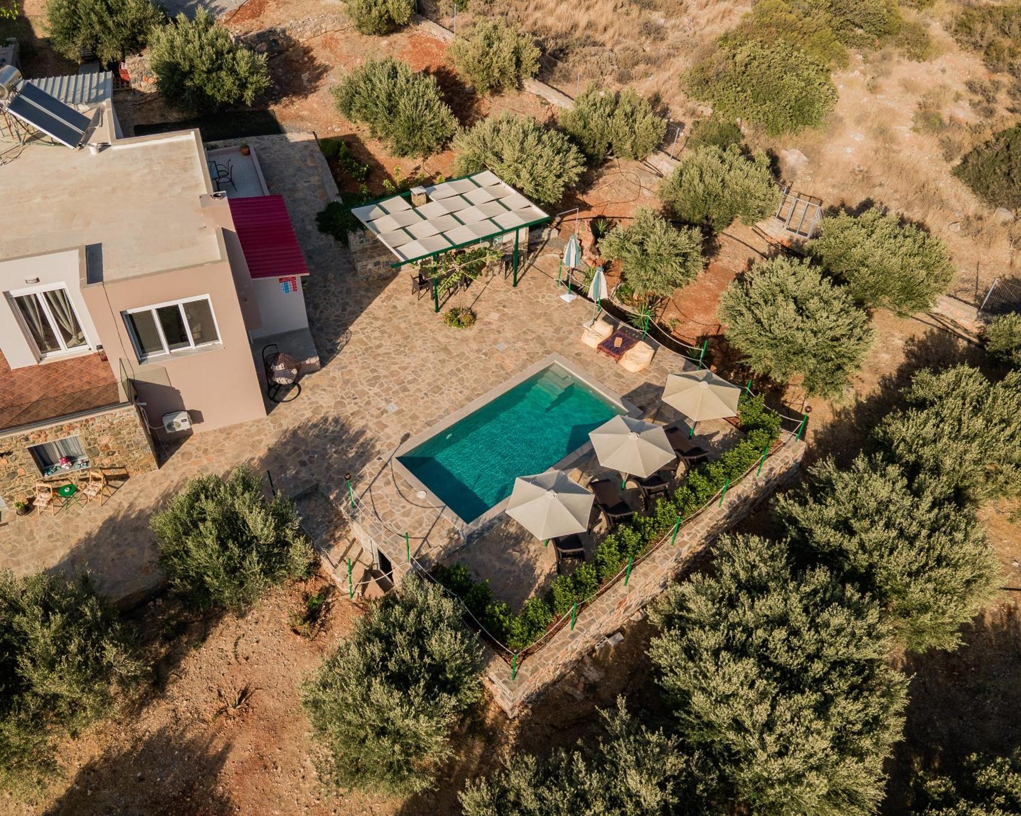 Villa Aktis With Freshwater Pool And Sea View Sissi  Exterior photo