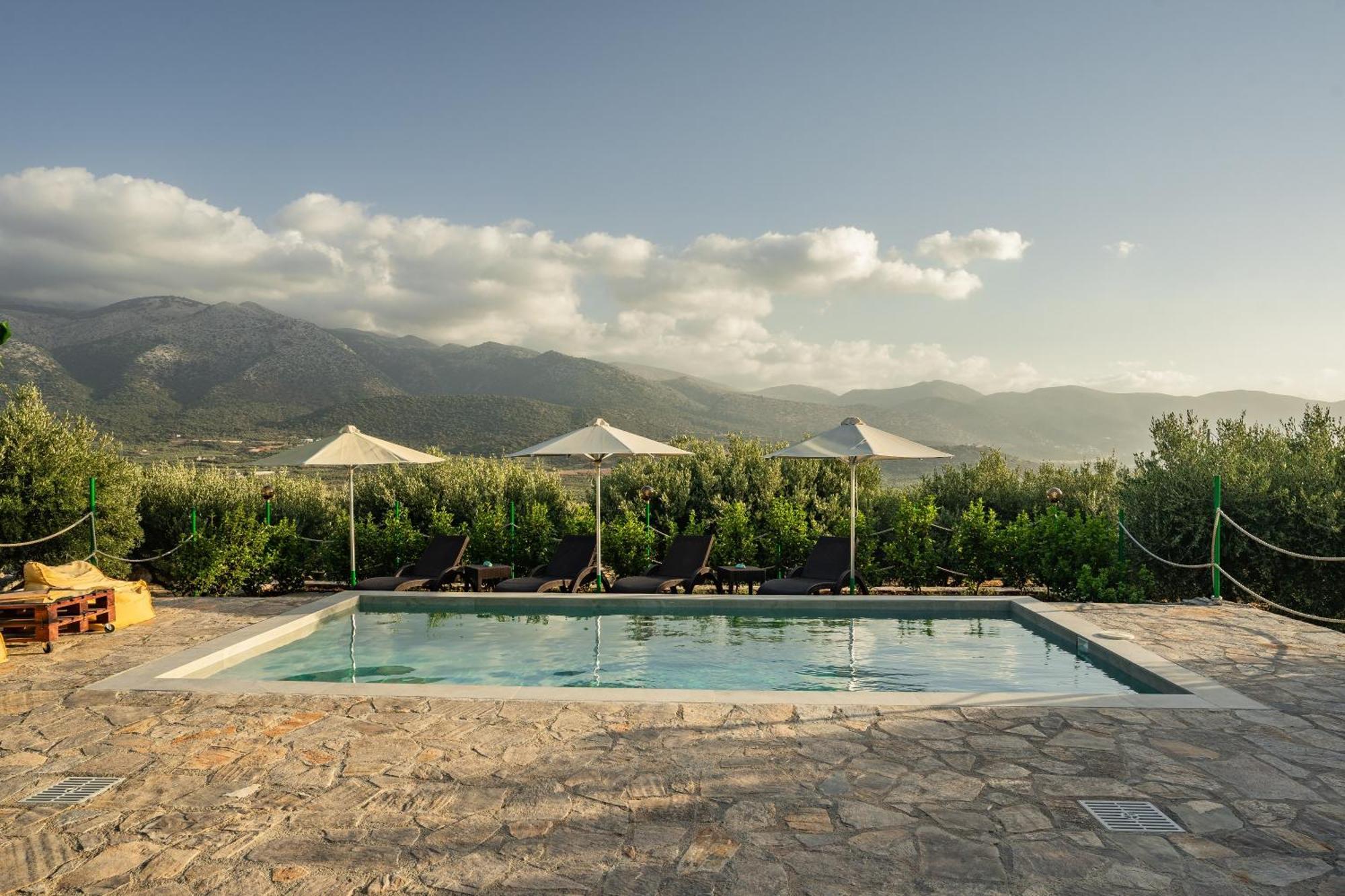 Villa Aktis With Freshwater Pool And Sea View Sissi  Exterior photo